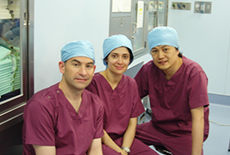 With Dr. Fisher and Dr. Kasrai from Canada